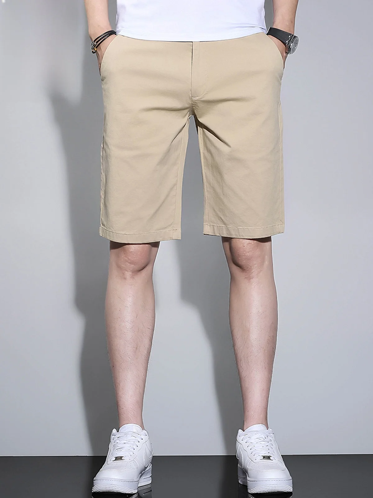 Men's Summer Beach orts Trendy Loose Khaki Color Casual Five-Quarter Length Pants Youthful Vitali Sle Cotton Blend
Men's Summer Beach orts Trendy Loose Khaki Color Casual Five-Quarter Length Pants Youthful Vitali Sle Cotton Blend