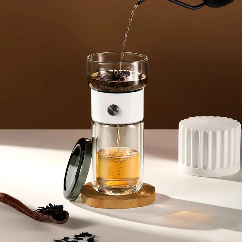 Heat-Resistant Glass Teacup, Teapot, Modular Tea Infuser, Portable Travel Tea Set with Carry Case, 270ml
Heat-Resistant Glass Teacup, Teapot, Modular Tea Infuser, Portable Travel Tea Set with Carry Case, 270ml