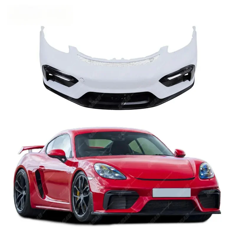 Half Carbon Fiber for Style Front Bumper for 718 Vehicle Accessory Car Bumpers
Half Carbon Fiber for Style Front Bumper for 718 Vehicle Accessory Car Bumpers