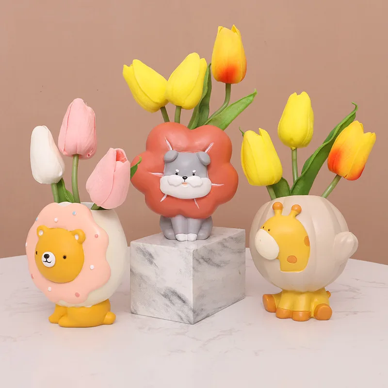 Lovely Resin Flowerpot Creative Garden Plant Pot Wholesale Cute Gift Hot Cute Cartoon Character GiraffeDog Festival Gift 2023
Lovely Resin Flowerpot Creative Garden Plant Pot Wholesale Cute Gift Hot Cute Cartoon Character GiraffeDog Festival Gift 2023
