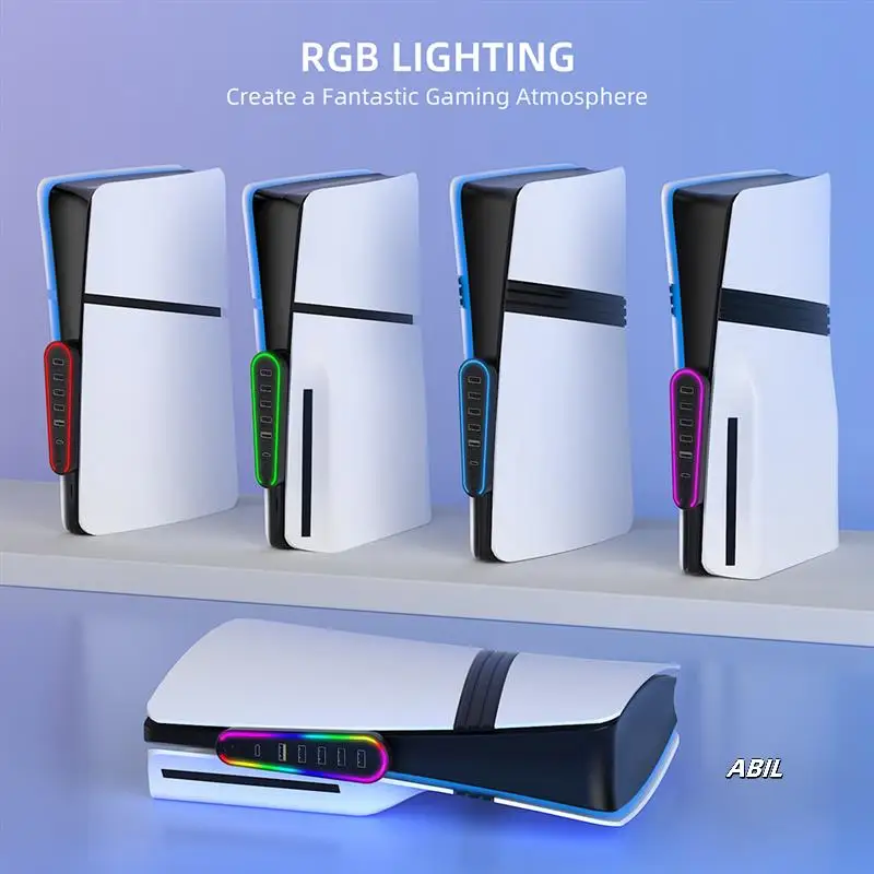 6-в-1 USB 2.0-концентратор для PS5 PRO/Slim Host USB-концентратор расширения, разветвитель, расширитель передачи данных с RGB-подсветкой
6-в-1 USB 2.0-концентратор для PS5 PRO/Slim Host USB-концентратор расширения, разветвитель, расширитель передачи данных с RGB-подсветкой