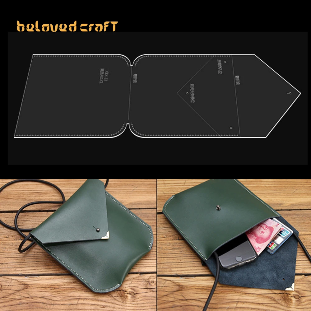 BelovedCraft-Leather Bag Pattern Making with Acrylic Templates for Women's small mobile phone bag, slant crossbody single-should
BelovedCraft-Leather Bag Pattern Making with Acrylic Templates for Women's small mobile phone bag, slant crossbody single-should