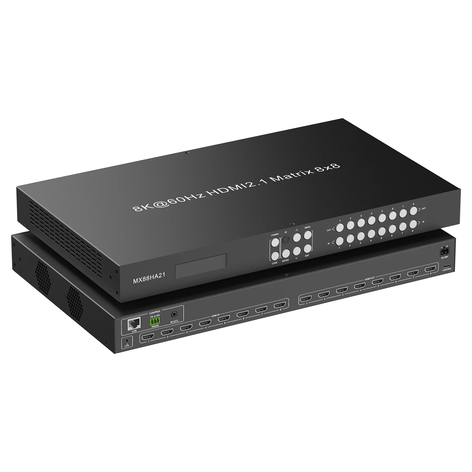 8x8 8K@60hz Hdmi 2.1 Matrix Switch Home Audio HDMI Splitter Control Video Matrix Switches
8x8 8K@60hz Hdmi 2.1 Matrix Switch Home Audio HDMI Splitter Control Video Matrix Switches