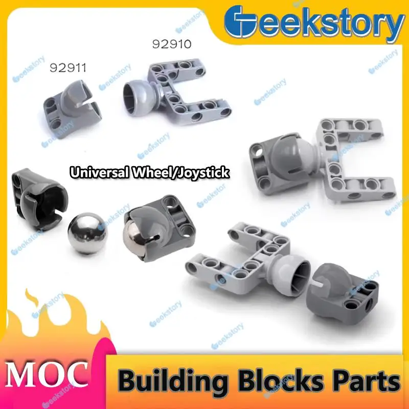 4PCS /Set Universal Wheel/Joystick Building Blocks Parts Steering Ball Joint 92911 92910 MOC Bricks Toys For EV3 4610380 99948
4PCS /Set Universal Wheel/Joystick Building Blocks Parts Steering Ball Joint 92911 92910 MOC Bricks Toys For EV3 4610380 99948
