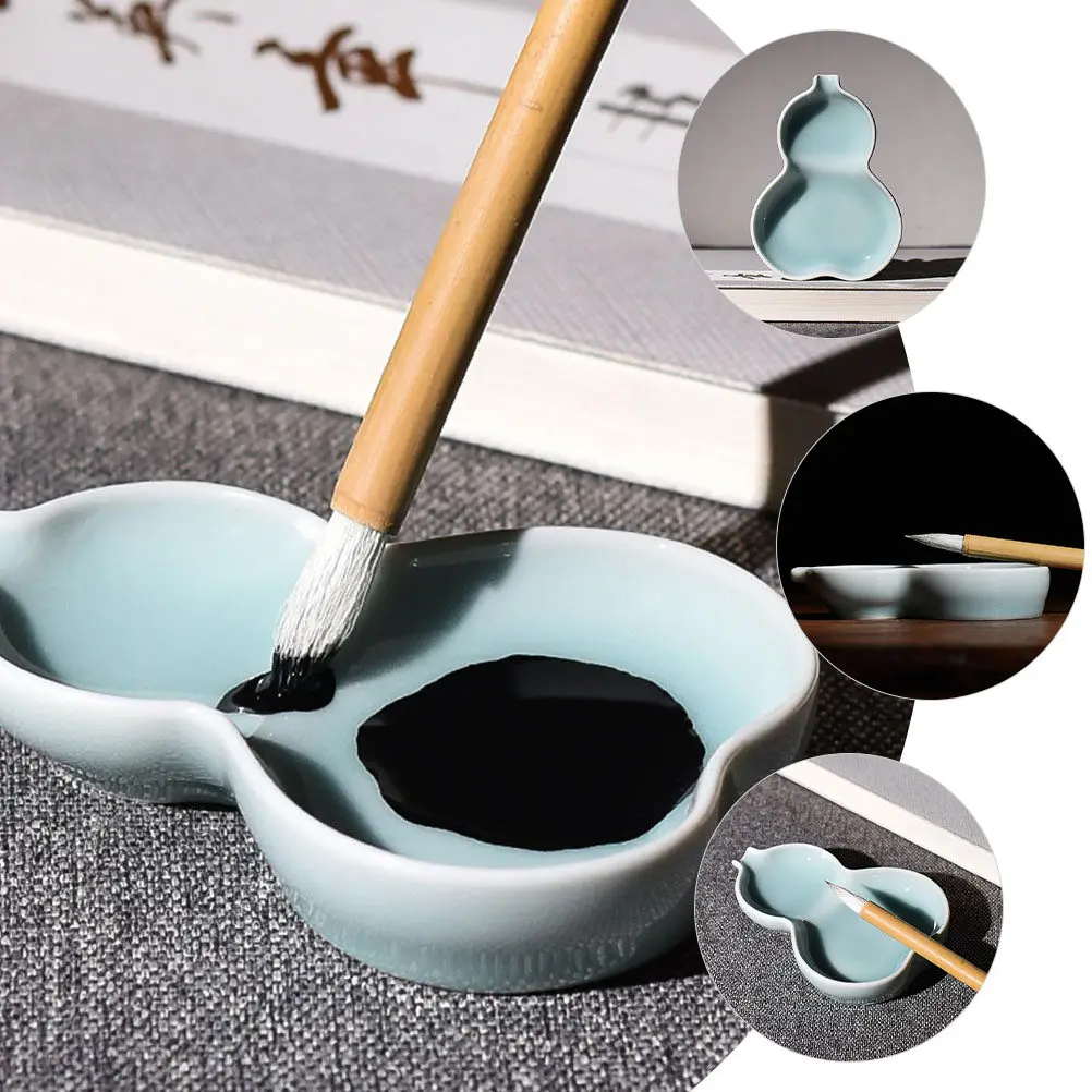 Ink Dish Plate Calligraphy Accessories Chinese Culture Gift Exquisite Design Lightweight Portable Desktop Ink Container
Ink Dish Plate Calligraphy Accessories Chinese Culture Gift Exquisite Design Lightweight Portable Desktop Ink Container