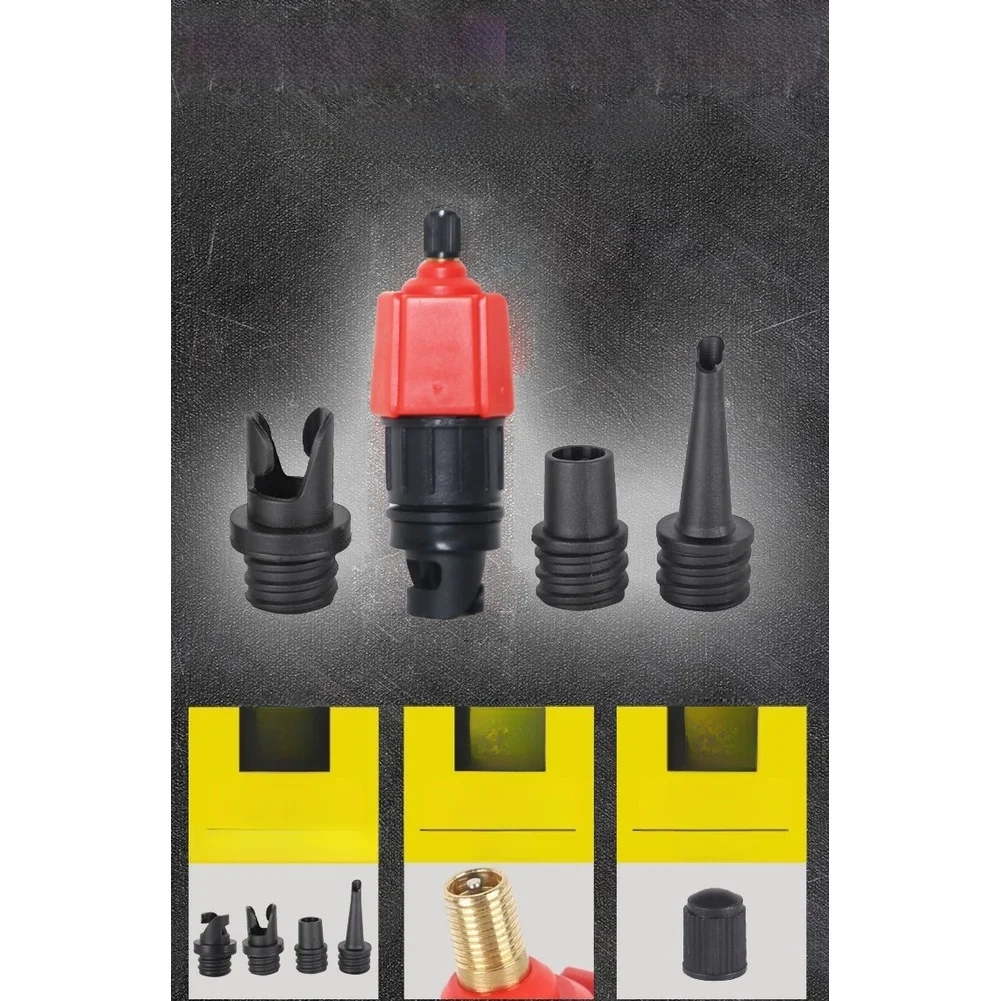 Red Air Valve Adapter Adaptable For Electric Pumps Inflatable Boat Pump Connector Alloy And Rubber Construction
Red Air Valve Adapter Adaptable For Electric Pumps Inflatable Boat Pump Connector Alloy And Rubber Construction
