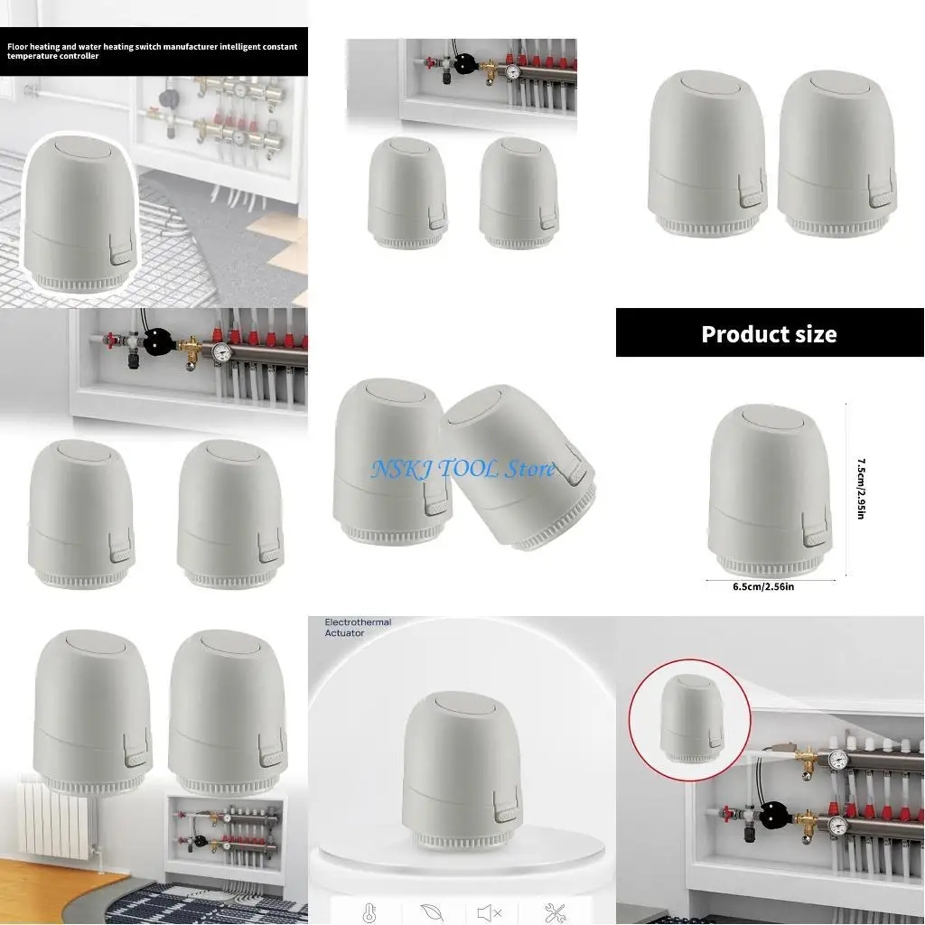 L8RC 2 шт. 30x1,5 мм термостатические радиаторные клапаны замена нормально закрытый электрический термопривод водоотделитель
L8RC 2 шт. 30x1,5 мм термостатические радиаторные клапаны замена нормально закрытый электрический термопривод водоотделитель