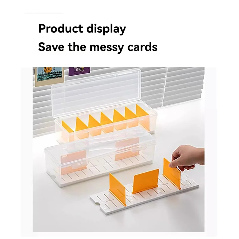 AT82-Organizer Box For Game Cards Compartmentalized Clear Plastic Storage With Adjustable Divider For PTCG/MTG
AT82-Organizer Box For Game Cards Compartmentalized Clear Plastic Storage With Adjustable Divider For PTCG/MTG