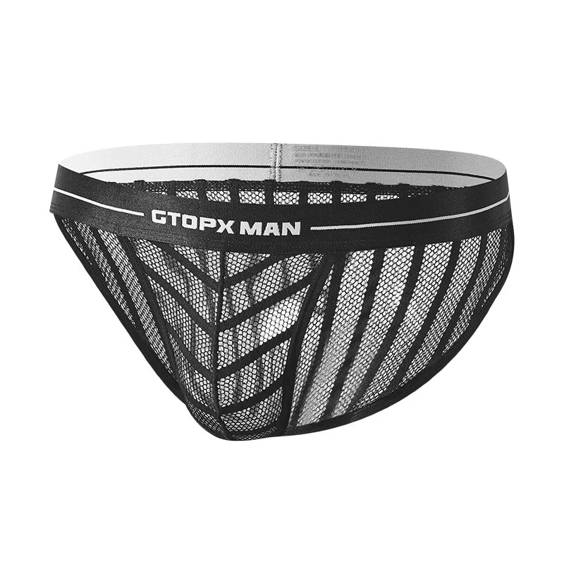 Men's Underwear Low-Rise Thin U-Cut Brief Ice Silk Mesh Sheer Sexy Underpants
Men's Underwear Low-Rise Thin U-Cut Brief Ice Silk Mesh Sheer Sexy Underpants