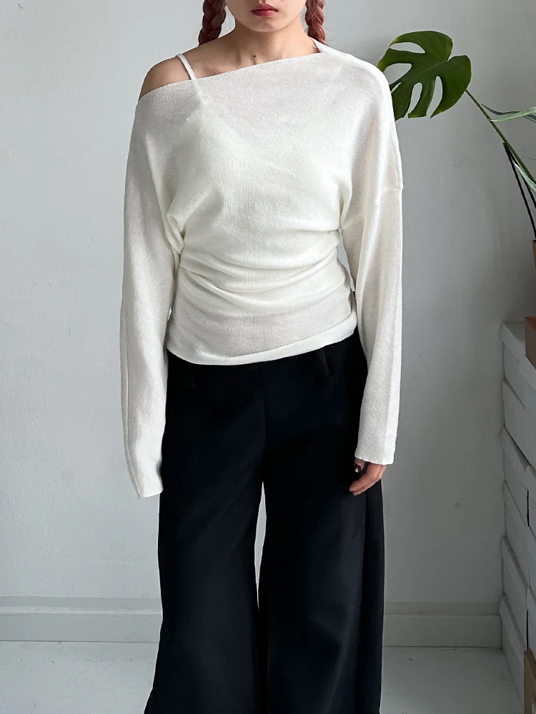 Женский облегающий трикотажный топ с длинным рукавом, весенний, с открытыми плечами, тонкий трикотаж, повседневный, укороченный, модный дизайн
Женский облегающий трикотажный топ с длинным рукавом, весенний, с открытыми плечами, тонкий трикотаж, повседневный, укороченный, модный дизайн