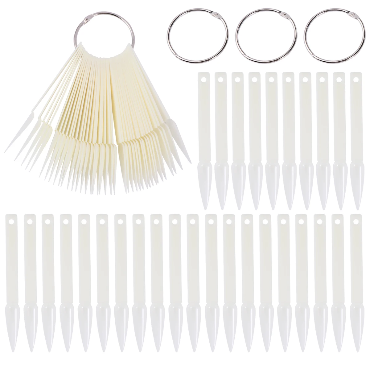 160pcs Pointed Nail Color Card Display Eco-Friendly Plastic False Nails Polish Tips Art Design Tools for Nail
160pcs Pointed Nail Color Card Display Eco-Friendly Plastic False Nails Polish Tips Art Design Tools for Nail