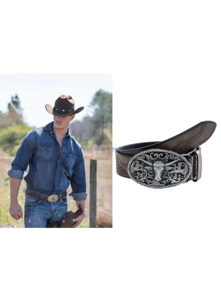 X7XB Western Men Belt for Pants Engraved Pattern Waist Belt Ethnic Jeans Belt Oval Buckle Cowboy Belt Teens Vintage Accessory
X7XB Western Men Belt for Pants Engraved Pattern Waist Belt Ethnic Jeans Belt Oval Buckle Cowboy Belt Teens Vintage Accessory