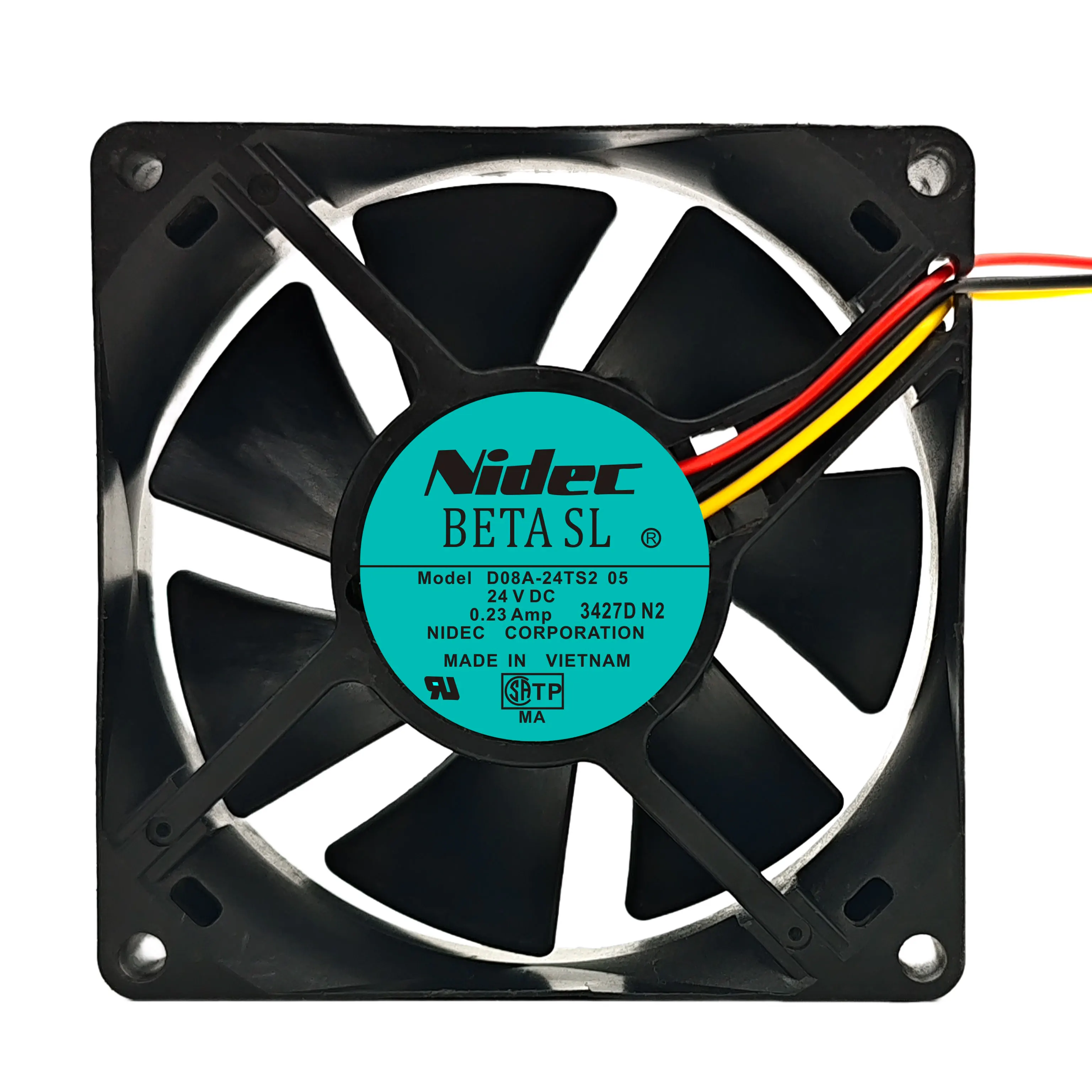 НОВЫЙ ОРИГИНАЛЬНЫЙ D08A-24TS2 05 24 В 0,23 А 8025 80x80x25 мм Охлаждающий ВЕНТИЛЯТОР РАДИАТОР 
НОВЫЙ ОРИГИНАЛЬНЫЙ D08A-24TS2 05 24 В 0,23 А 8025 80x80x25 мм Охлаждающий ВЕНТИЛЯТОР РАДИАТОР