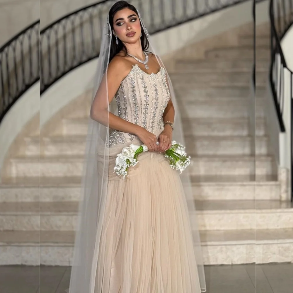 Customized Exquisite Chiffon Pleat Sequined A-line Strapless Long Dresses Bespoke Occasion Pastrol Matching
Customized Exquisite Chiffon Pleat Sequined A-line Strapless Long Dresses Bespoke Occasion Pastrol Matching