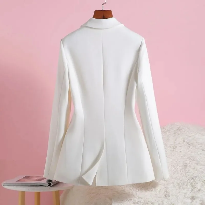 Fashion Suit Jacket Women Spring Autumn 2025 New Blazer Coat Ladies Advanced Design Sense Outerwear Casual Overcoat Female Tops
Fashion Suit Jacket Women Spring Autumn 2025 New Blazer Coat Ladies Advanced Design Sense Outerwear Casual Overcoat Female Tops