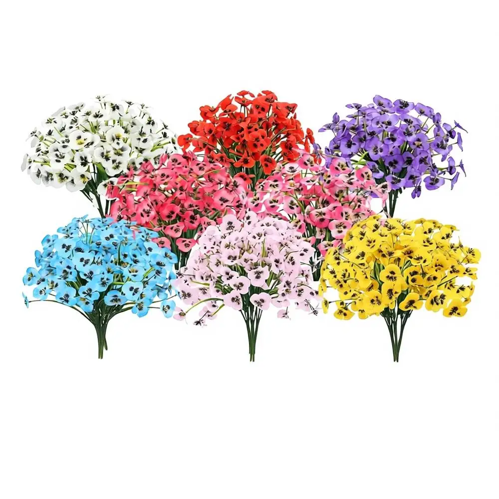 24 Pack Artificial Pansy Stems, Leafless, Assorted Colors, UV-Protected for Indoor/Outdoor Use, Ideal for Spring Decorations
24 Pack Artificial Pansy Stems, Leafless, Assorted Colors, UV-Protected for Indoor/Outdoor Use, Ideal for Spring Decorations