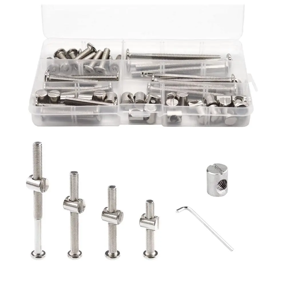 100pcs Baby Bed Crib Screws Hardware Replacement Kit Hex Drive Socket Cap Screws Barrel Nuts Assortment Kit
100pcs Baby Bed Crib Screws Hardware Replacement Kit Hex Drive Socket Cap Screws Barrel Nuts Assortment Kit