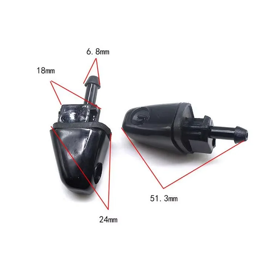 2Pcs Headlight Water Washer Spray Nozzle Car Glass Window Windscreen Wiper for Mazda 6
2Pcs Headlight Water Washer Spray Nozzle Car Glass Window Windscreen Wiper for Mazda 6