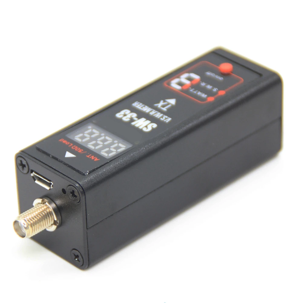 AAAE SW-33 Мини-счетчик мощности КСВ VHF/UHF 100 МГц-520 МГц Портативный тестер для двусторонней радиосвязи тестер антенны счетчик вилка стандарта США 
AAAE SW-33 Мини-счетчик мощности КСВ VHF/UHF 100 МГц-520 МГц Портативный тестер для двусторонней радиосвязи тестер антенны счетчик вилка стандарта США