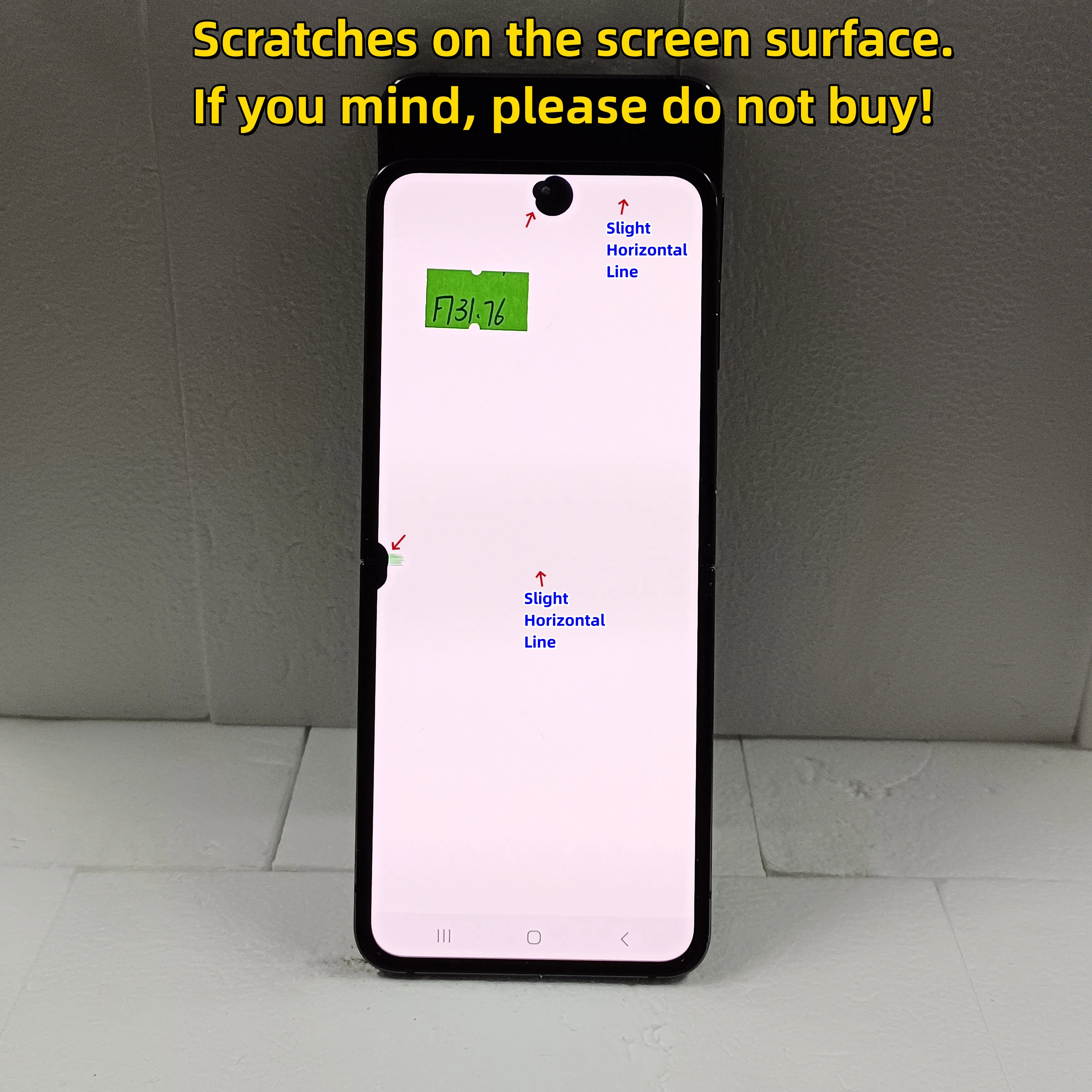 6.7" Amoled Lcd For Samsung Z Flip 5 Display F731 F731u Display Touch Screen Replacement Screen For Z Flip 5 LCD With Dot Line
6.7" Amoled Lcd For Samsung Z Flip 5 Display F731 F731u Display Touch Screen Replacement Screen For Z Flip 5 LCD With Dot Line