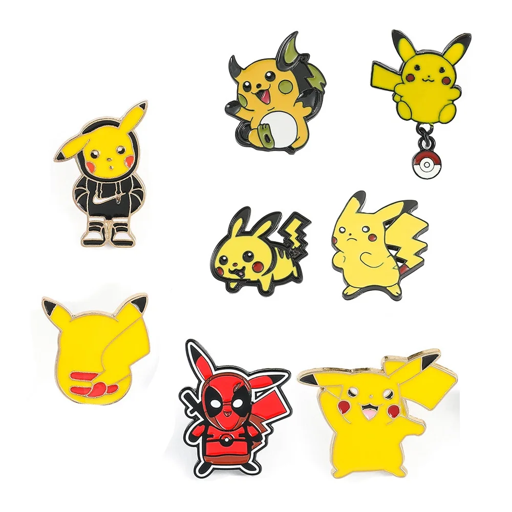 1-8Pcs Cartoon Game Pokemon Pikachu Monster Characte Lapel Pins Badge For on decor DIY Backpack Clothes Metal Fashion Badge
1-8Pcs Cartoon Game Pokemon Pikachu Monster Characte Lapel Pins Badge For on decor DIY Backpack Clothes Metal Fashion Badge