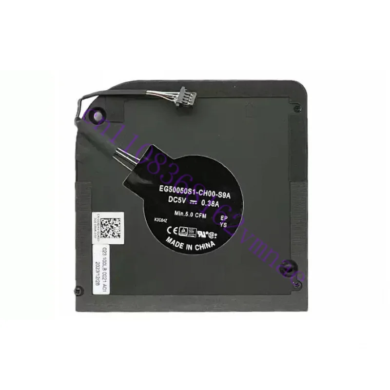New Laptop CPU Cooling Fan For DELL Latitude 15 5520 11th Gen Precision 3560 0DXJNV EG50050S1-CH00-S9A Cooler Radiator fan
New Laptop CPU Cooling Fan For DELL Latitude 15 5520 11th Gen Precision 3560 0DXJNV EG50050S1-CH00-S9A Cooler Radiator fan