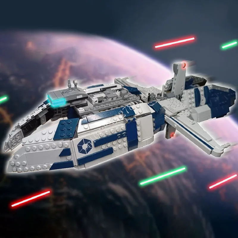 690 PCS Sci-Fi Star Frigate Building Blocks Educational Spacecraft Model Assembly Toy Gift for Kids Adults Birthday Decoration
690 PCS Sci-Fi Star Frigate Building Blocks Educational Spacecraft Model Assembly Toy Gift for Kids Adults Birthday Decoration