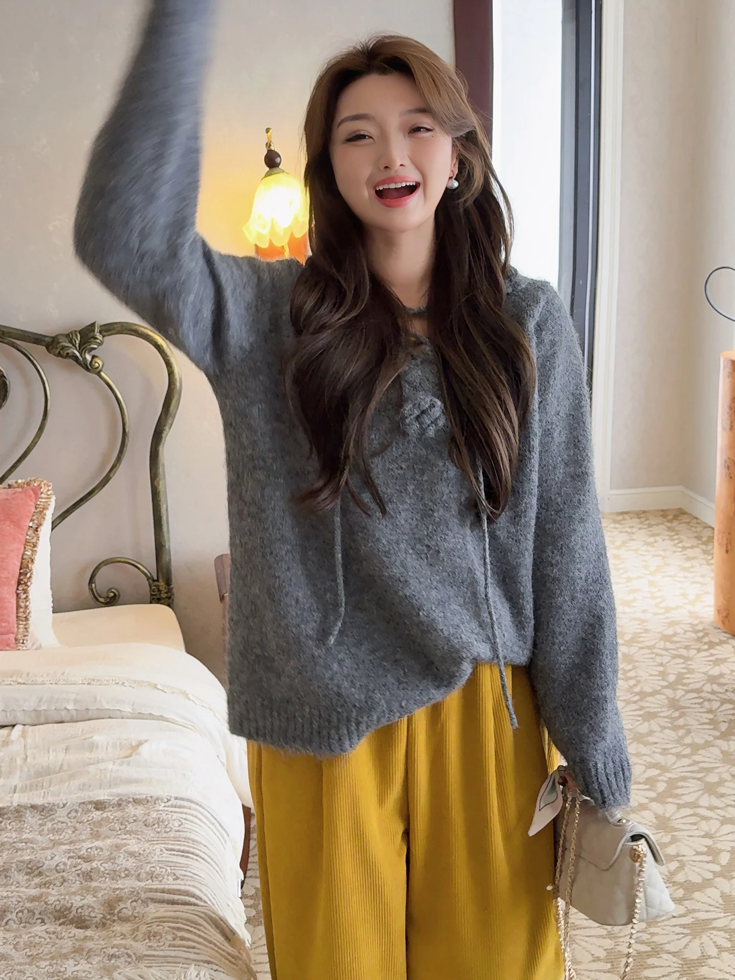 Вязаный свитер больших размеров с 3D цветочным дизайном в глазах Thiened Autumn Winter Faion для женщин больших размеров Ape Body
Вязаный свитер больших размеров с 3D цветочным дизайном в глазах Thiened Autumn Winter Faion для женщин больших размеров Ape Body