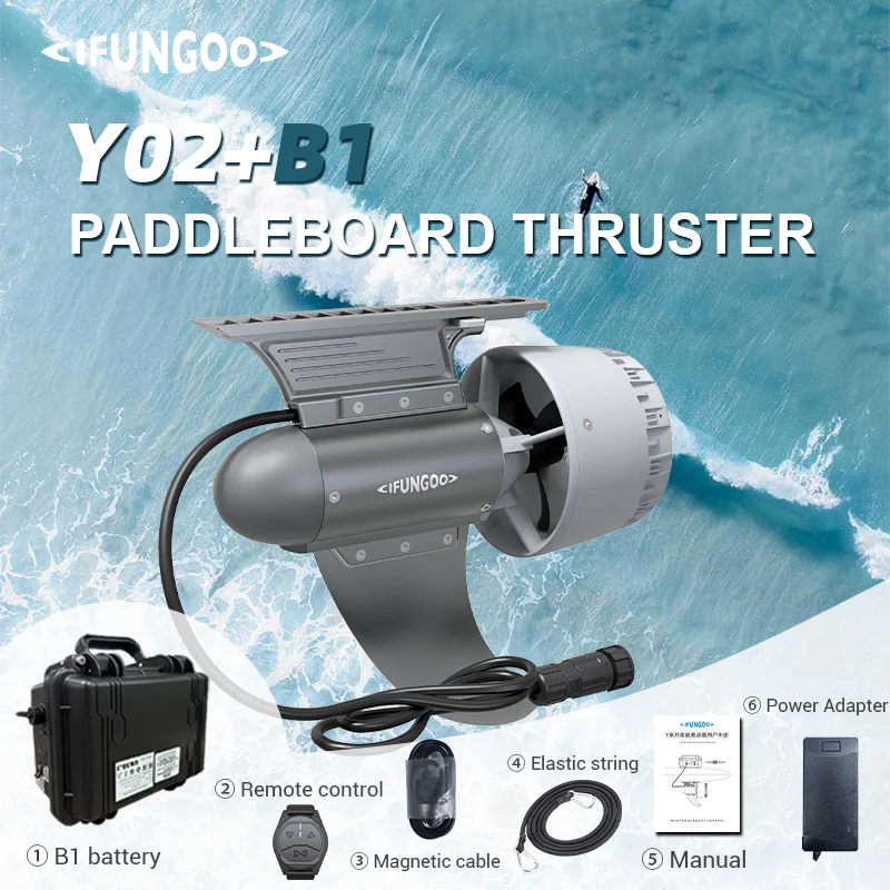 Y02 450W 10.5kg PVC Electric Fin with 799.2Wh B1 | IP68 Waterproof Ocean Use
Y02 450W 10.5kg PVC Electric Fin with 799.2Wh B1 | IP68 Waterproof Ocean Use