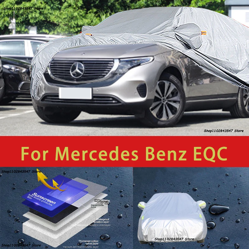 For Mercedes Benz EQC Car protective cover, sun protection, cooling protection, car clothing, car paint protection auto
For Mercedes Benz EQC Car protective cover, sun protection, cooling protection, car clothing, car paint protection auto