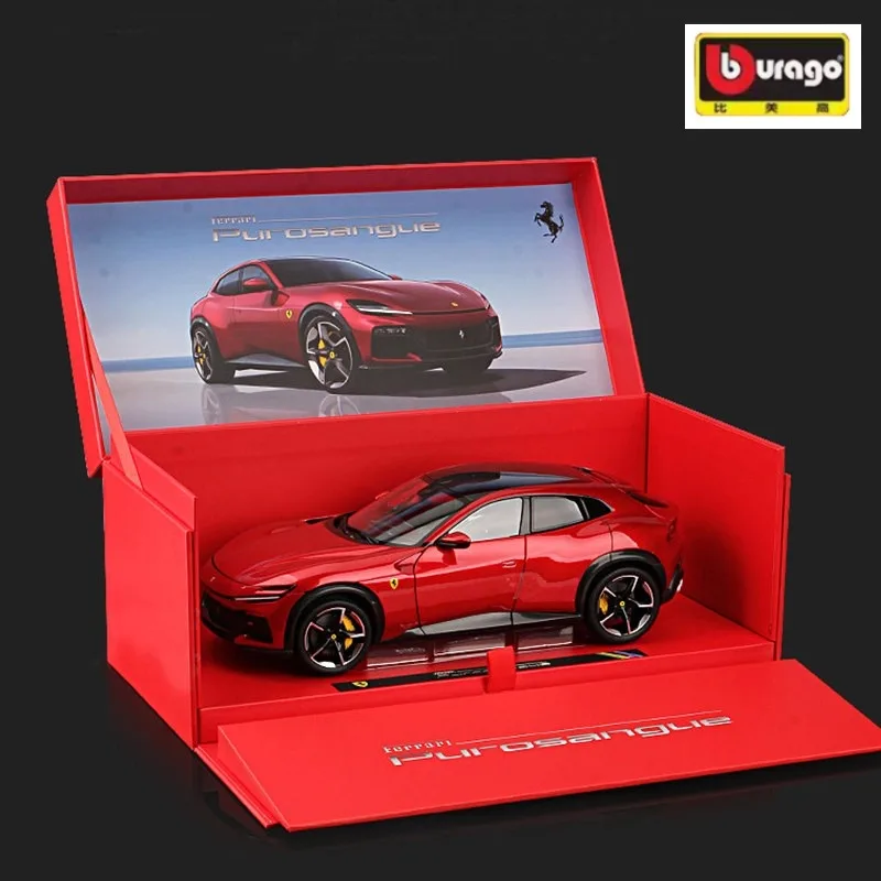 Bburago 1:18 Purosangue FUV die-cast alloy car model, a collectible decoration item for boys, a gift for friends.
Bburago 1:18 Purosangue FUV die-cast alloy car model, a collectible decoration item for boys, a gift for friends.