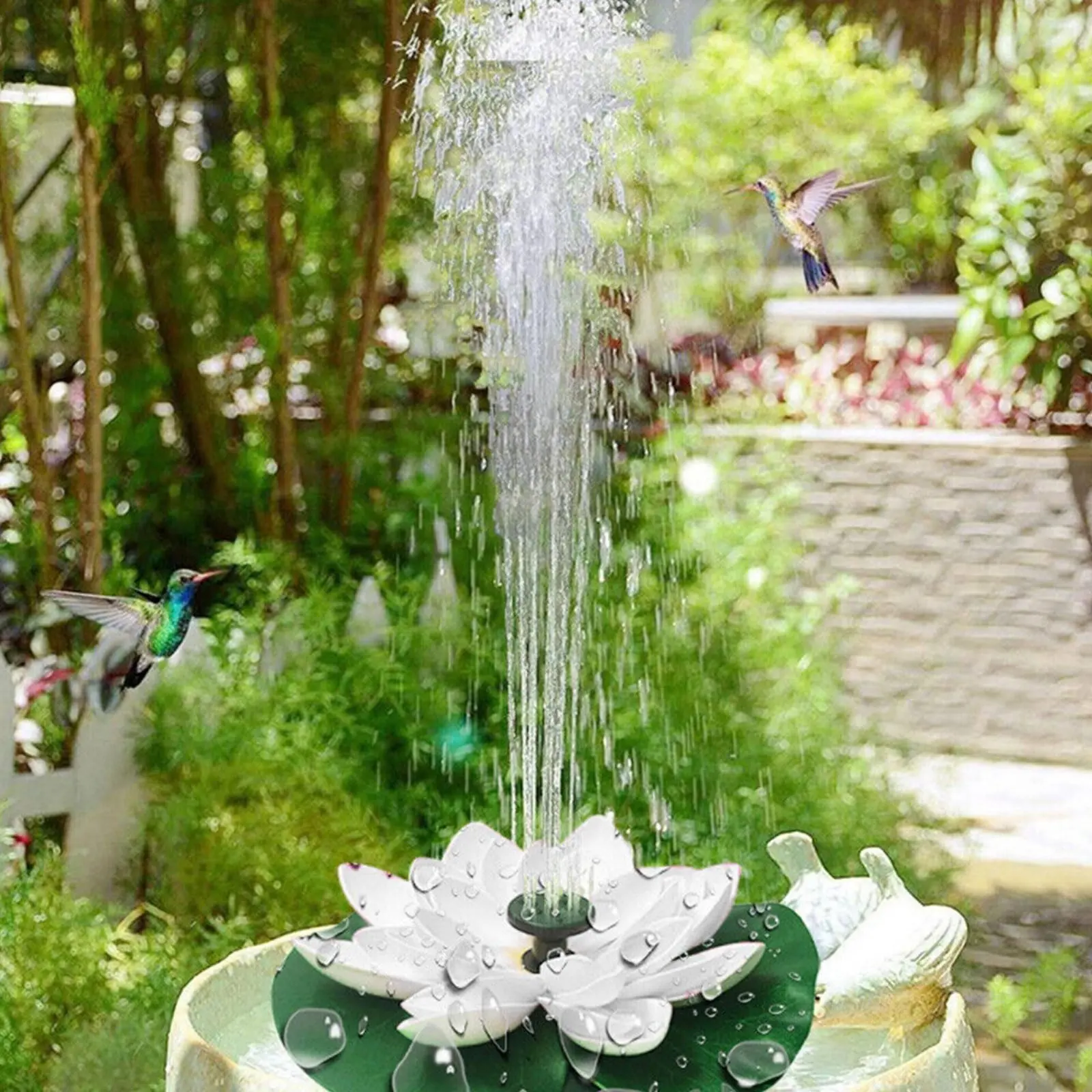 40 Pieces Floating Lotus Fountain Automatic Spray Lotus Pad Water Fountain Garden Decor Easy to Install for Pond
40 Pieces Floating Lotus Fountain Automatic Spray Lotus Pad Water Fountain Garden Decor Easy to Install for Pond