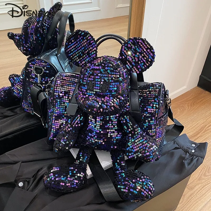 Disney Mickey New Women's Crossbody Bag Fashion High Quality Women's Handbag Cartoon Large Capacity Multifunctional Luggage Bag
Disney Mickey New Women's Crossbody Bag Fashion High Quality Women's Handbag Cartoon Large Capacity Multifunctional Luggage Bag