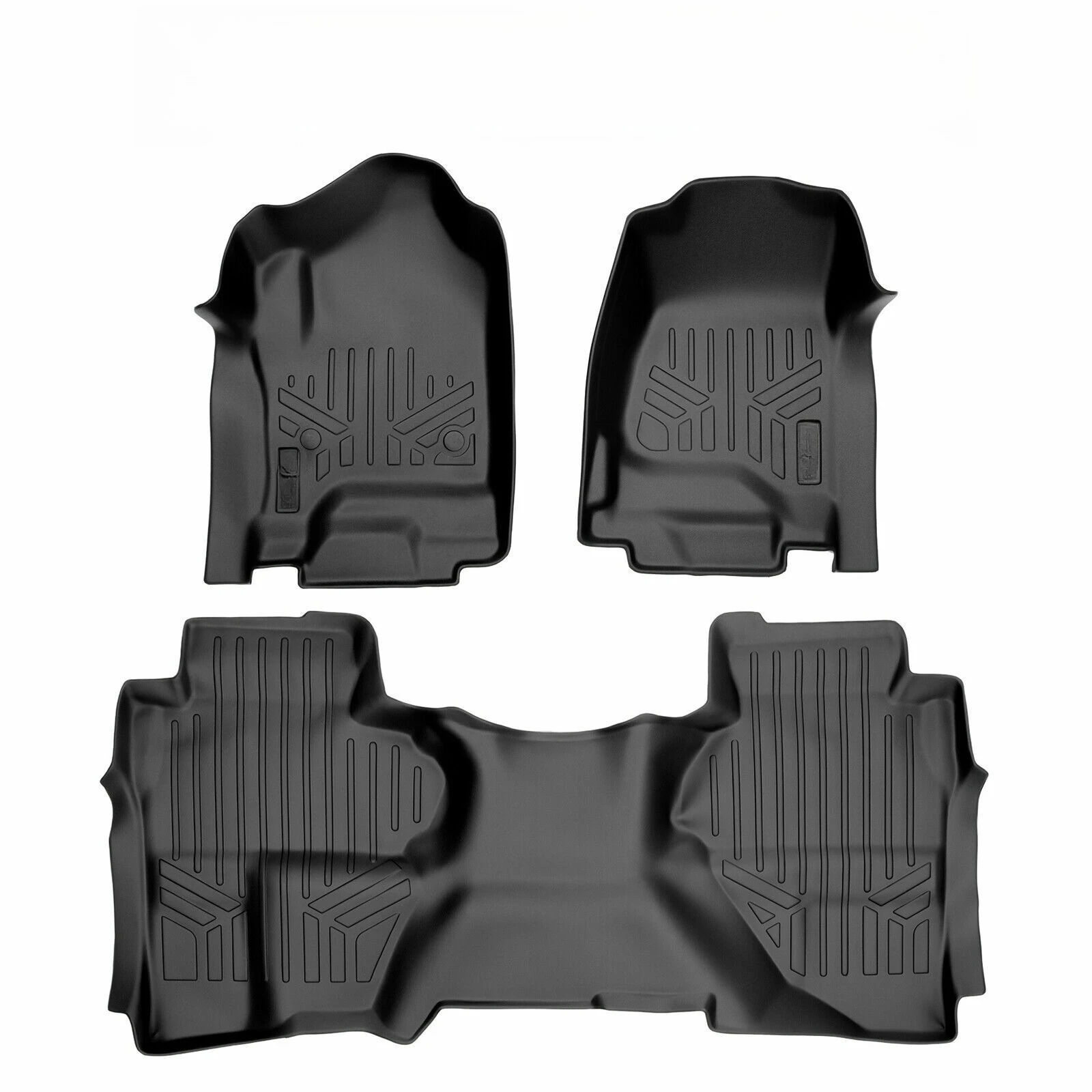 Custom Fit Floor Mats 2 Row Liner Set 2014-2018 Silverado Sierra 1500
Custom Fit Floor Mats 2 Row Liner Set 2014-2018 Silverado Sierra 1500
