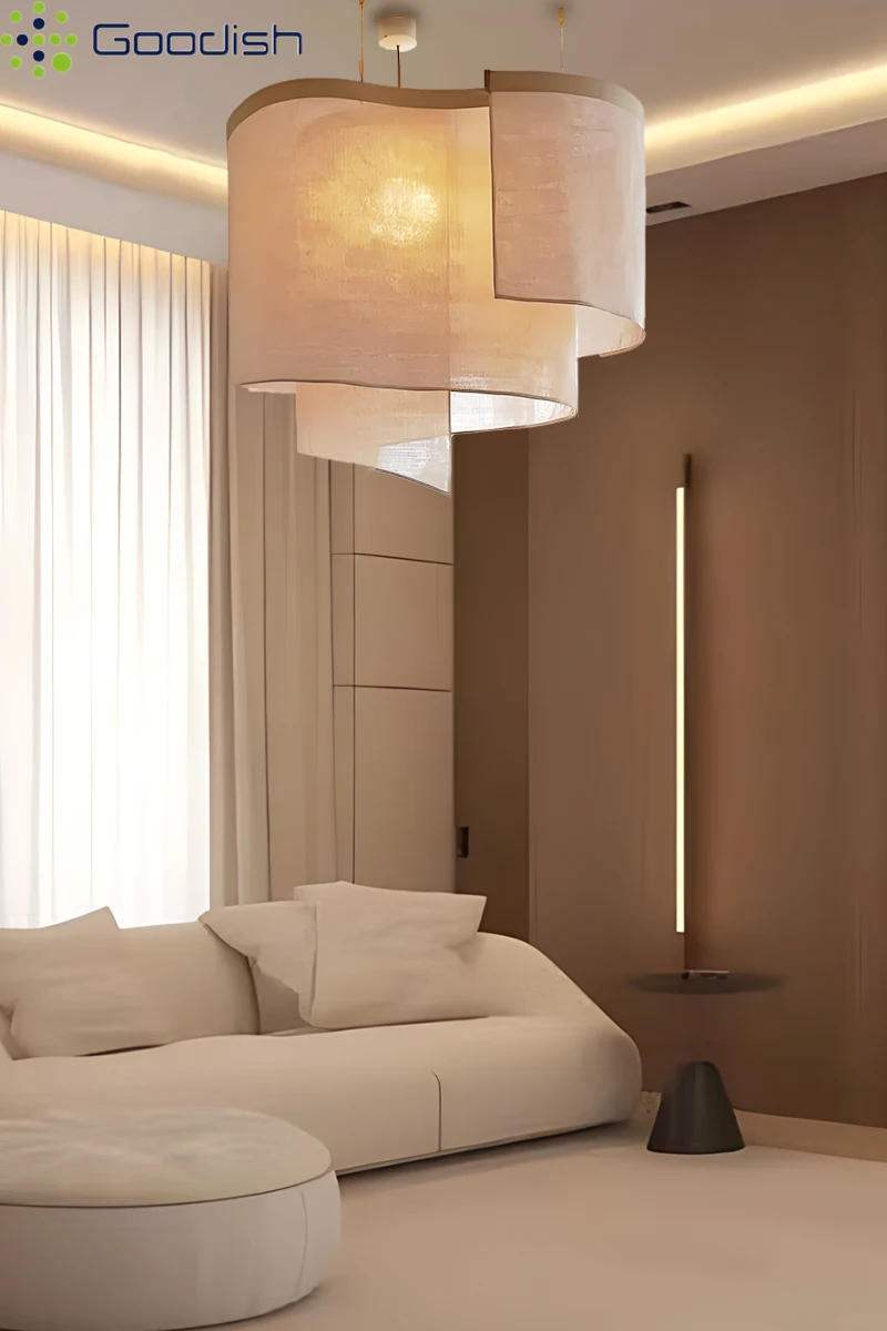 Vintage Japanese Wabi Sabi Cloths Fabric Irregular LED Pendant Light Art Hand-Knitted Lamps for Hall Home Decoration Chandeliers
Vintage Japanese Wabi Sabi Cloths Fabric Irregular LED Pendant Light Art Hand-Knitted Lamps for Hall Home Decoration Chandeliers