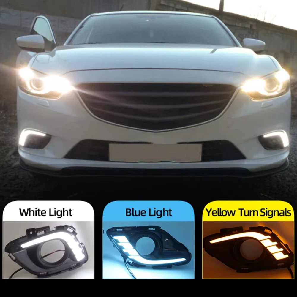 Светодиодные противотуманные фары DRL для Mazda 6 Mazda6 Atenza 2013 2014 2015 2016 Светодиодные дневные ходовые огни Поворотник Дневные фары Крышка противотуманных фар
Светодиодные противотуманные фары DRL для Mazda 6 Mazda6 Atenza 2013 2014 2015 2016 Светодиодные дневные ходовые огни Поворотник Дневные фары Крышка противотуманных фар