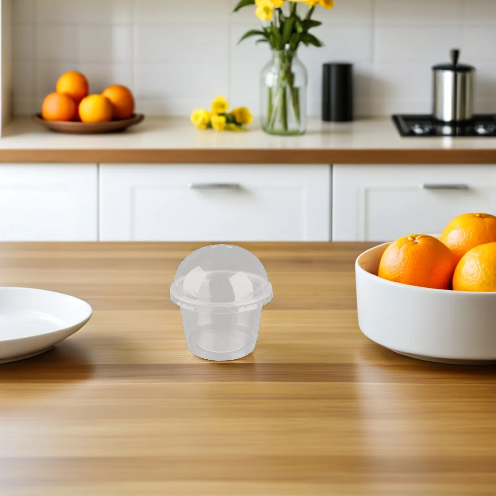 20 Pcs Dessert Cup Transparent Container with Lid Cake Cups Clear Lids Plastic for Desserts Food Salad
20 Pcs Dessert Cup Transparent Container with Lid Cake Cups Clear Lids Plastic for Desserts Food Salad