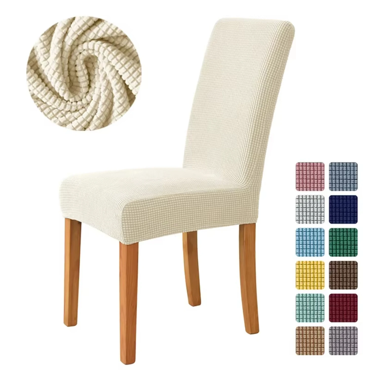 Jacquard Fabric Chair Cover Dining Room Wedding Hotel Banquet Removable Washable Case Stretch Spandex Chair Covers Work chair
Jacquard Fabric Chair Cover Dining Room Wedding Hotel Banquet Removable Washable Case Stretch Spandex Chair Covers Work chair