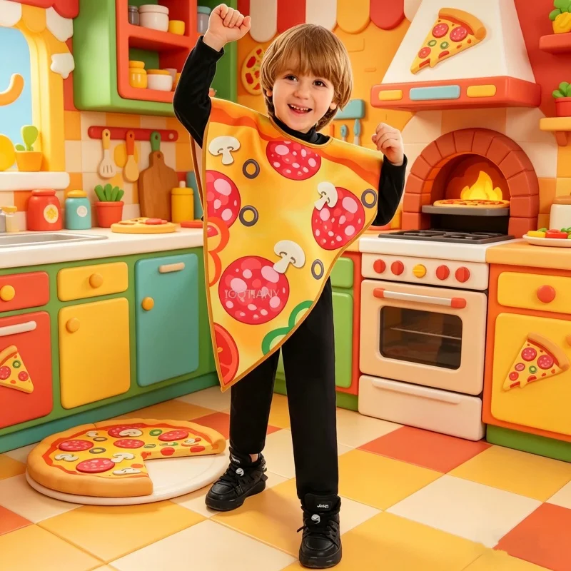 2026 Pizza Cosplay Costume Halloween Food Cos Costumes Outfit Halloween Día del Niño School Stage Performance Dress Up
2026 Pizza Cosplay Costume Halloween Food Cos Costumes Outfit Halloween Día del Niño School Stage Performance Dress Up