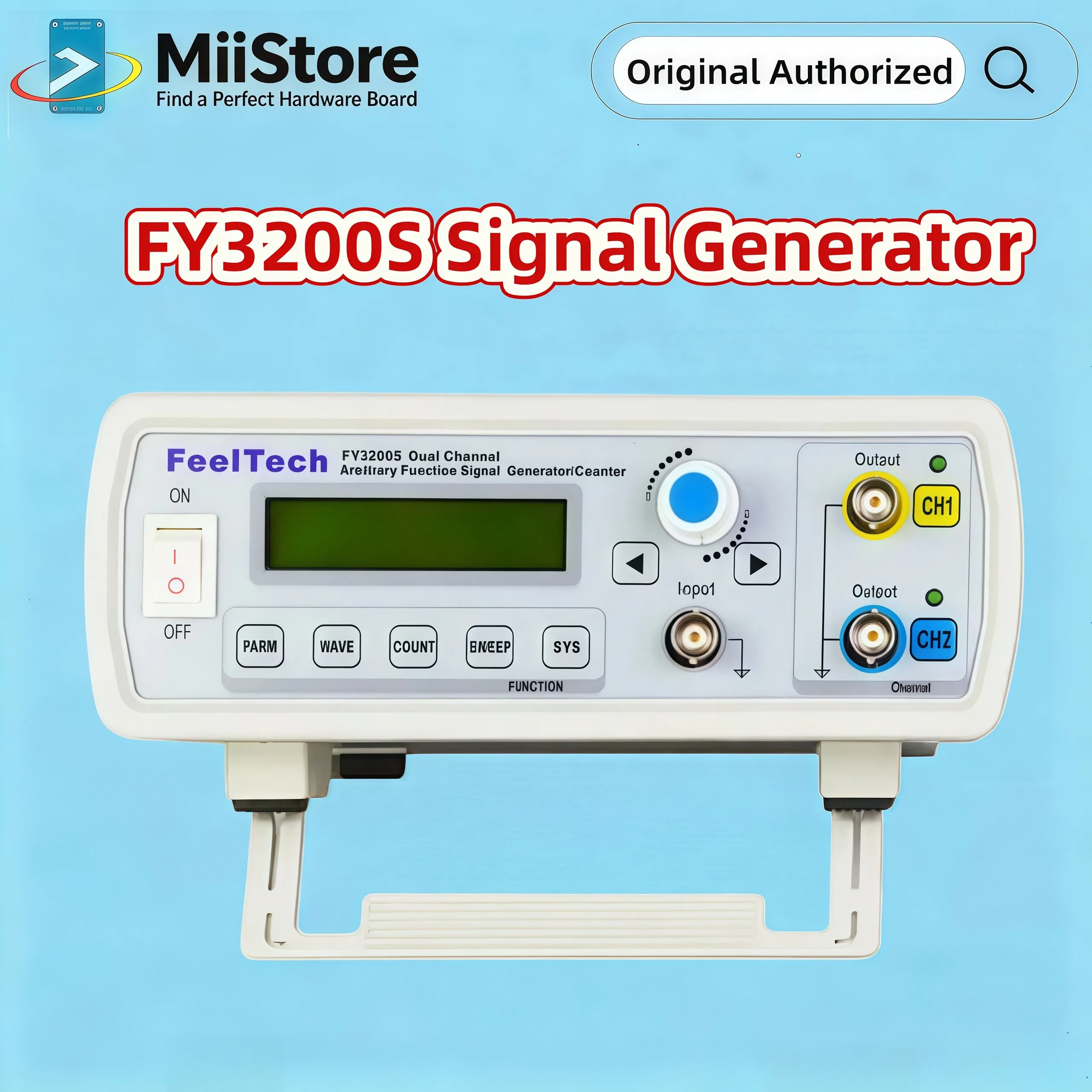 FY3200S DDS Signal Generator Digital Dual-channel Function DDS Frequency Generator Frequency Meter
FY3200S DDS Signal Generator Digital Dual-channel Function DDS Frequency Generator Frequency Meter