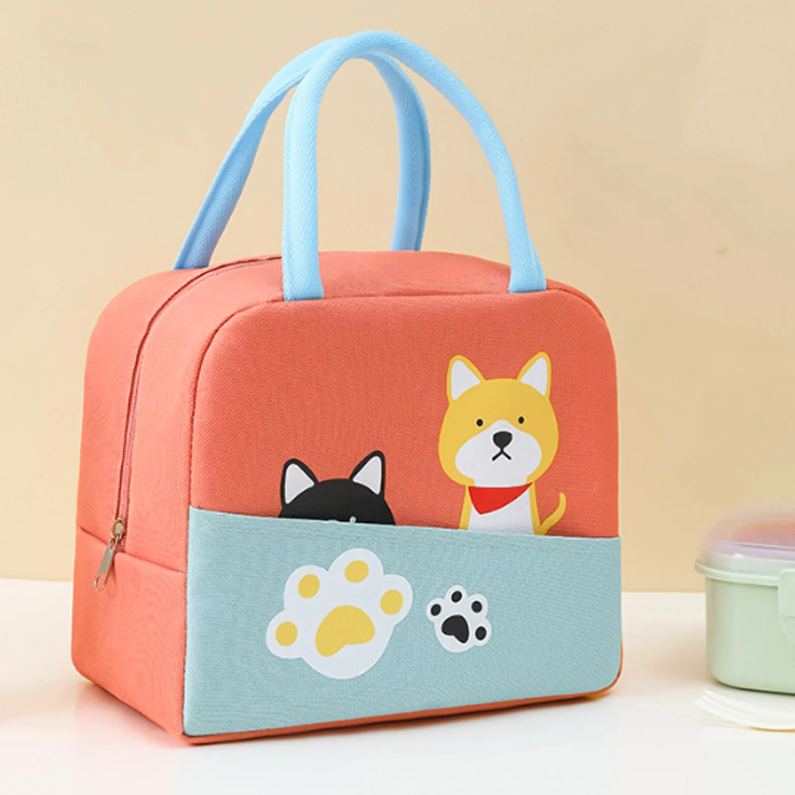 Thick Insulated Lunch Bag Reusable Pouch Women Men Portable Heat Preserving Storage Bag for Sandwiches Snacks Large 
Thick Insulated Lunch Bag Reusable Pouch Women Men Portable Heat Preserving Storage Bag for Sandwiches Snacks Large