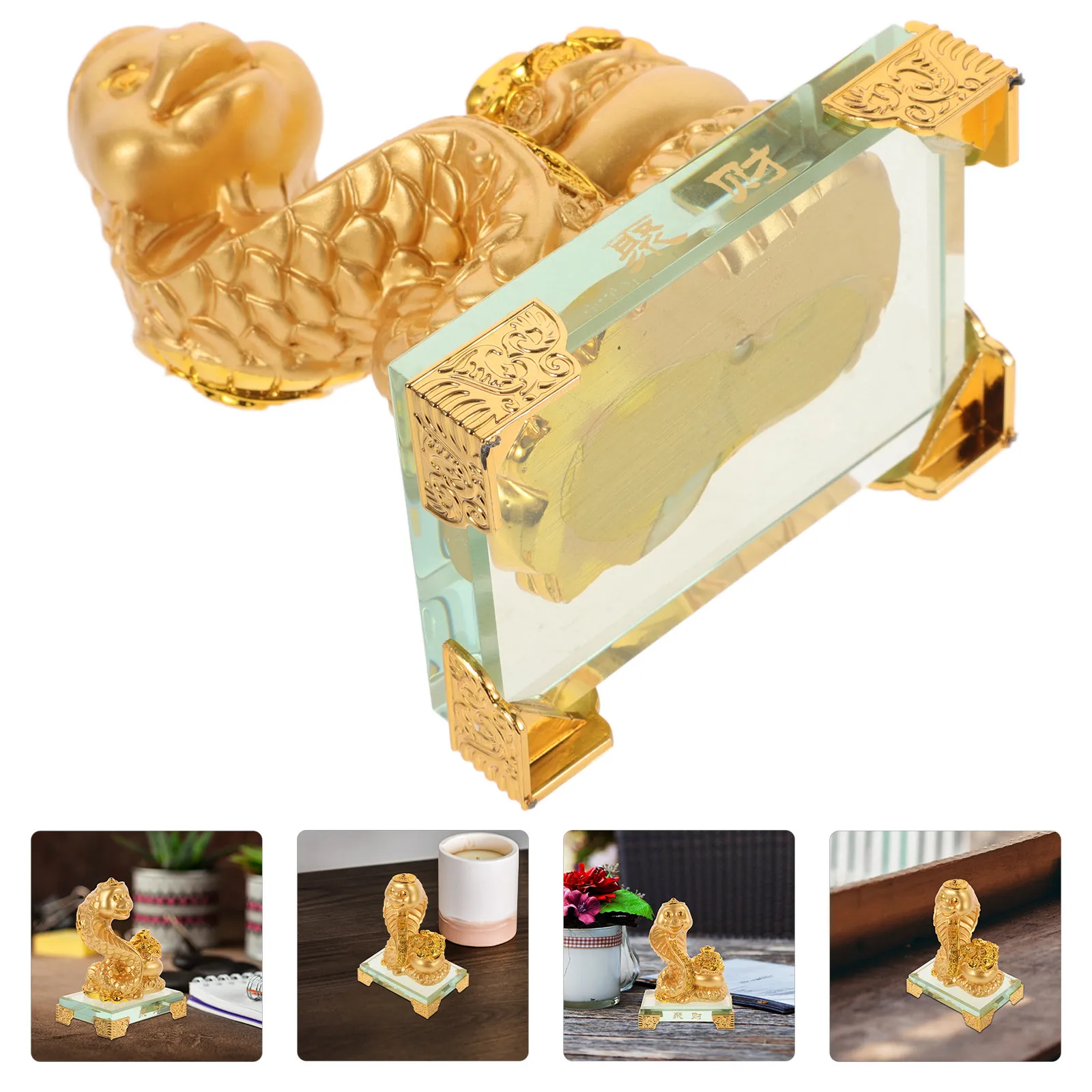 Alloy Zodiac Snake Statue Chic Desktop Decor Small Size Crystal Compact Stable Indoor Table Ornament Office Accessory
Alloy Zodiac Snake Statue Chic Desktop Decor Small Size Crystal Compact Stable Indoor Table Ornament Office Accessory