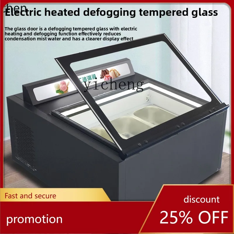 HXL ice cream display cabinet Commercial thick cut fried yogurt display hard ice self-service sliding door freezer
HXL ice cream display cabinet Commercial thick cut fried yogurt display hard ice self-service sliding door freezer