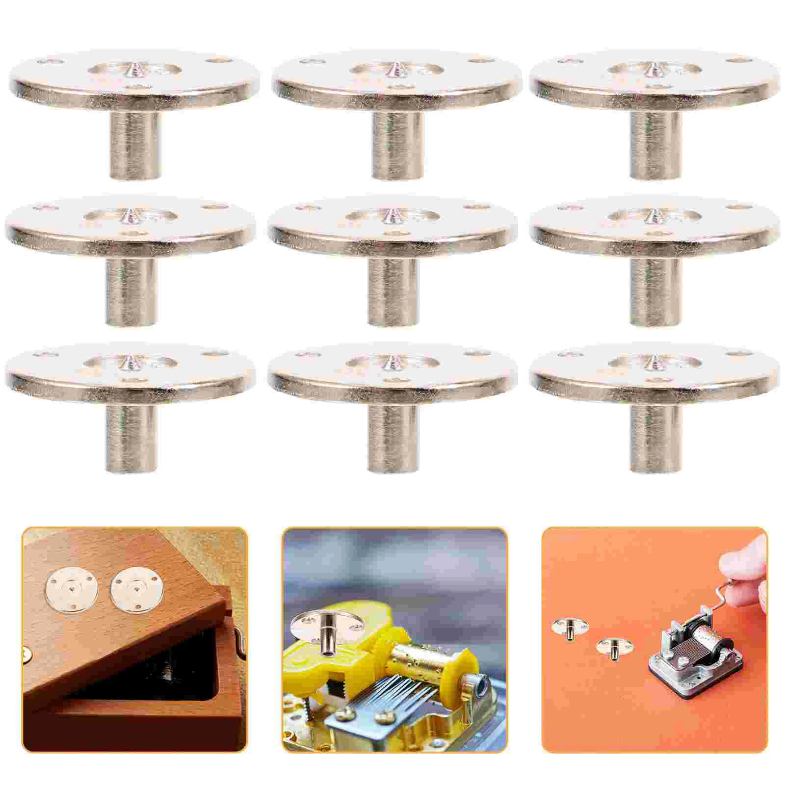 10pcs Music Box Winder Bases Music Box Mechanism Parts Replacement Music Box Accessories musical box part
10pcs Music Box Winder Bases Music Box Mechanism Parts Replacement Music Box Accessories musical box part