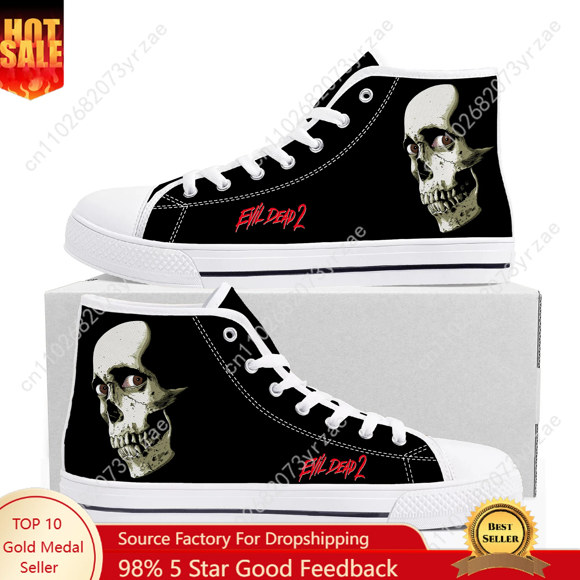 Evil Dead II High Top High Quality Sneaker Mens Womens Teenager Canvas Sneaker Casual Personalized Patterns Shoe Customize Shoes
Evil Dead II High Top High Quality Sneaker Mens Womens Teenager Canvas Sneaker Casual Personalized Patterns Shoe Customize Shoes
