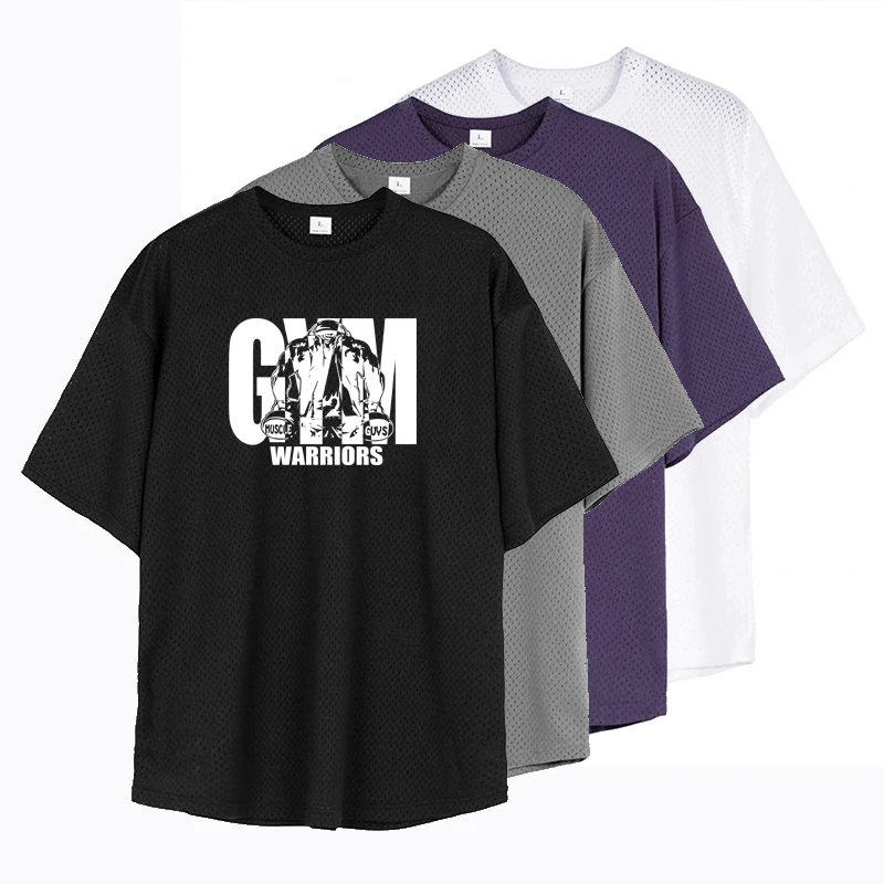 Men's Oversized Loose Casual Sport T-Shirt Gym Fitness Short Sleeve Summer Mesh Absorb sweat Quick Dry Breathable print Clothing
Men's Oversized Loose Casual Sport T-Shirt Gym Fitness Short Sleeve Summer Mesh Absorb sweat Quick Dry Breathable print Clothing