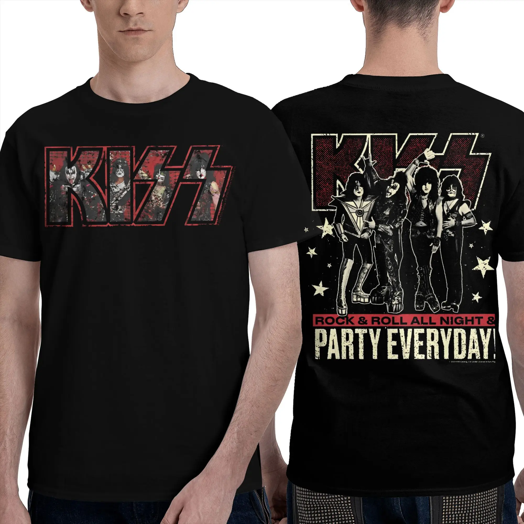 Летние футболки с группой Kiss Rock Heavy Metal Music, мужская и женская забавная футболка из 100% хлопка, топы с короткими рукавами
Летние футболки с группой Kiss Rock Heavy Metal Music, мужская и женская забавная футболка из 100% хлопка, топы с короткими рукавами