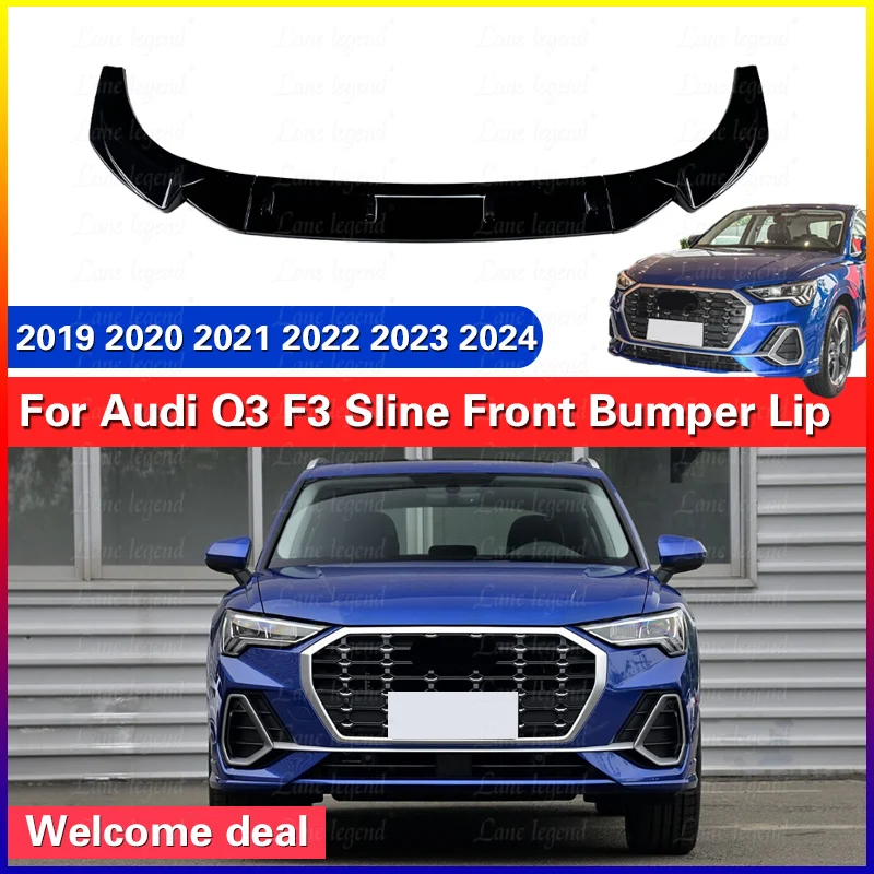 Car Front Bumper Lip Splitter Diffuser Body Kit For Audi Q3 F3 Sline 2019-2024 Car Exterior Modification Accessories
Car Front Bumper Lip Splitter Diffuser Body Kit For Audi Q3 F3 Sline 2019-2024 Car Exterior Modification Accessories