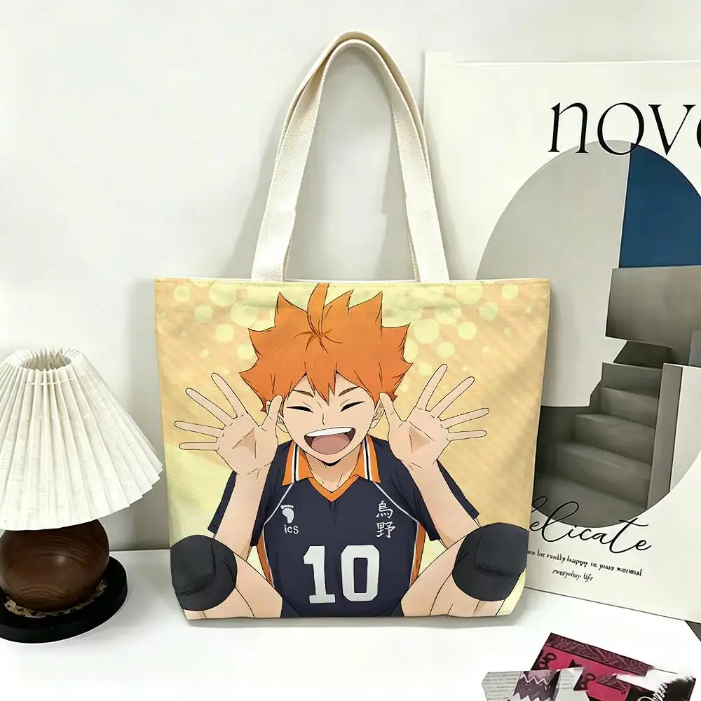 Shoyo Hinata Cartoon Printed Canvas Tote Bag Shoulder Bag Commuter Mommy Shopping Bag
Shoyo Hinata Cartoon Printed Canvas Tote Bag Shoulder Bag Commuter Mommy Shopping Bag