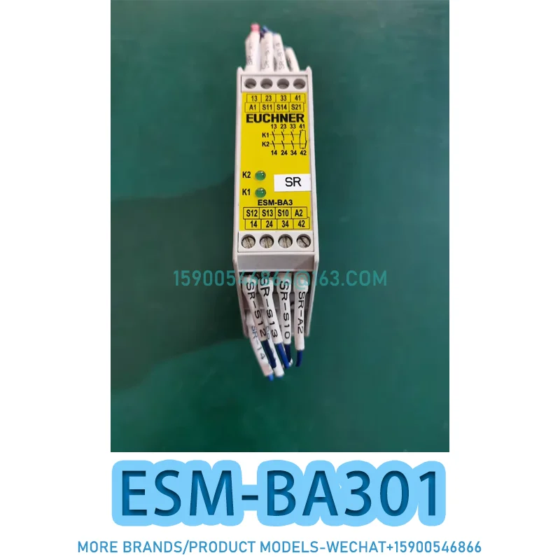 ESM-BA301 Safety relay ESM-BA301/085613 Second-hand tested ok 
ESM-BA301 Safety relay ESM-BA301/085613 Second-hand tested ok